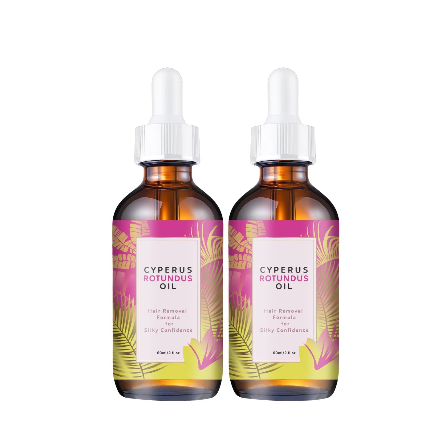 Natural Hair Minimizing & Skin Softening Oil 60Ml - Jojoba & Almond Formula, Supports Hair Growth Care & Smooth Skin Feel.