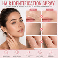 Hair Identifier Spray before and after results