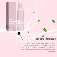 Hair Identifier Spray key ingredient: peppermint extract, refreshing skin