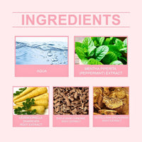 Hair Identifier Spray ingredients: aqua, peppermint, root extracts